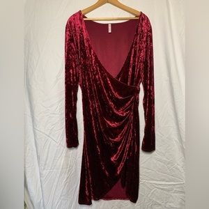 Beautiful Red Velvety Dress